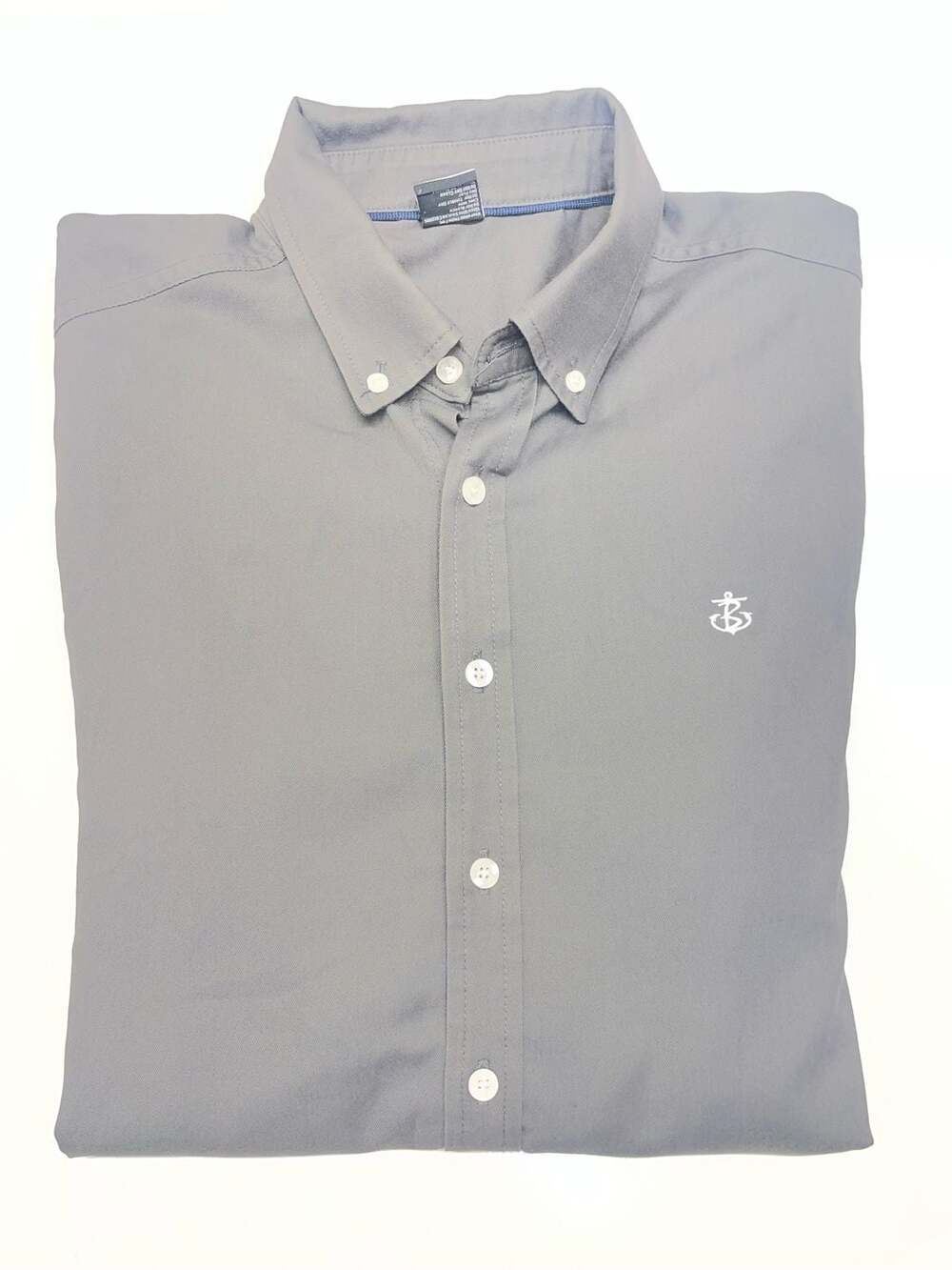 Blakely Button Down Shirt Large Gray